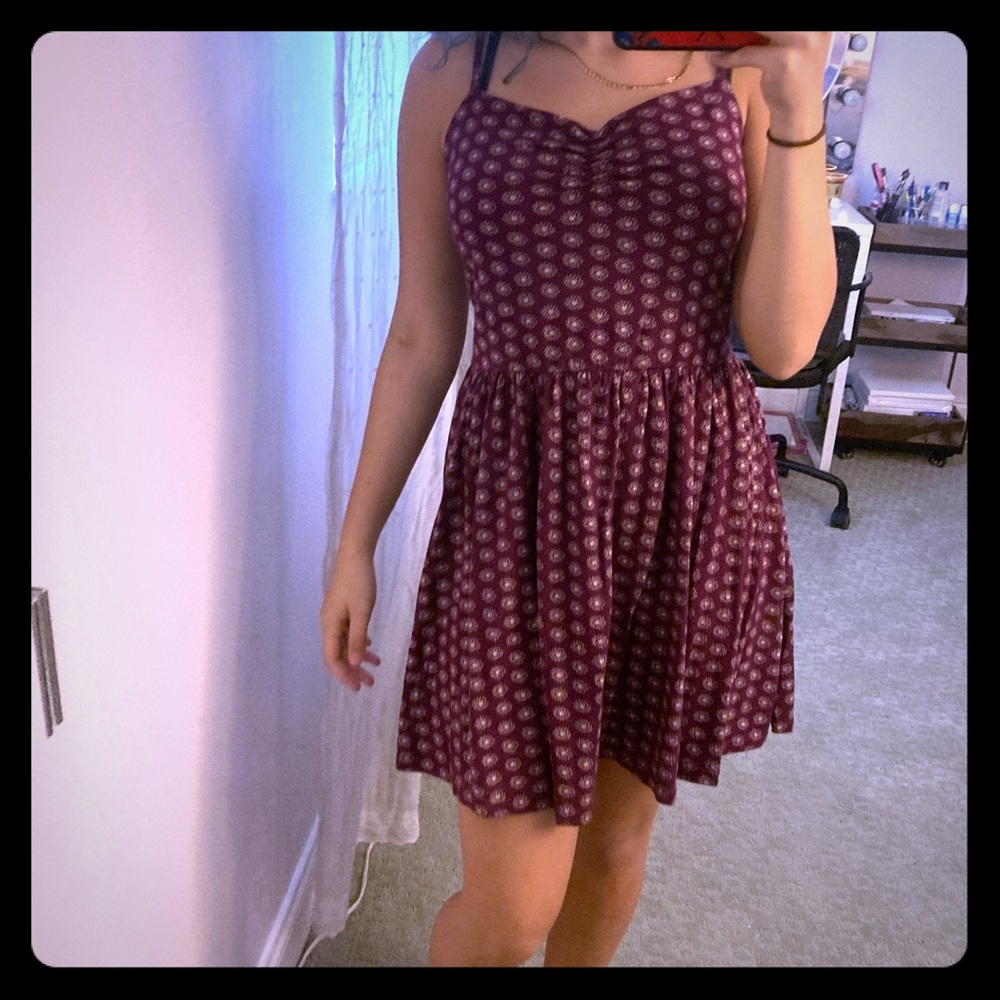 Purple summer dress